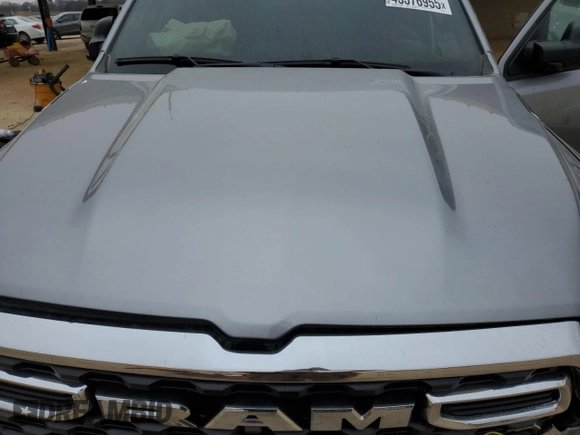 2025 Ram 1500 Big Horn with VIN 1C6RRFFG5SN509938, listed as a Copart auction lot 45376955 with 8,209 mi miles and Salvage Title. Bid and sale history available at carsss.com. Image 11.