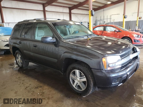 2005 Chevrolet TrailBlazer LT with VIN 1GNDT13S952178469, listed as a Copart auction lot 55058125 with 141,295 mi miles and Salvage Title. Bid and sale history available at DreamBid. Image 4.