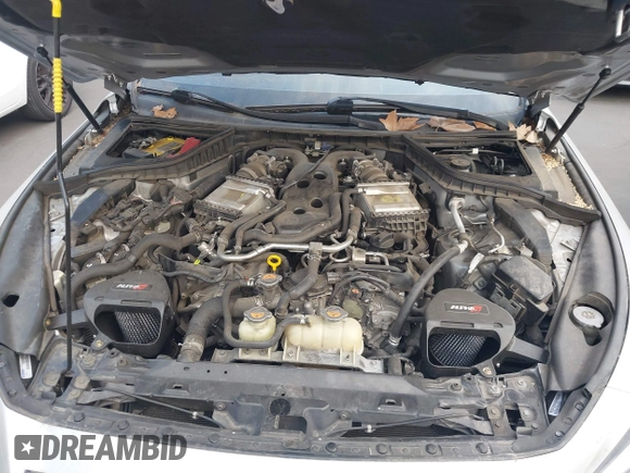 2017 Infiniti Q50 3.0t Premium with VIN JN1EV7APXHM741839, listed as a IAAI auction lot 41260299 with 107,644 mi miles. Bid and sale history available at carsss.com. Image 10.