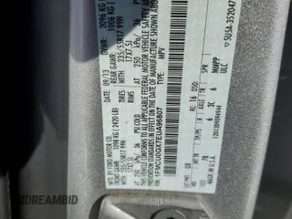 2014 Ford Escape SE with VIN 1FMCU0GX7EUA96807, listed as a Copart auction lot 42495375 with Not Provided miles and Salvage Title. Bid and sale history available at carsss.com. Image 16.