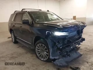 2023 Cadillac Escalade 4WD Premium Luxury with VIN 1GYS4BKL7PR232255, listed as a IAAI auction lot 41310124 with 30,412 mi miles and . Bid and sale history available at DreamBid. Image 1.