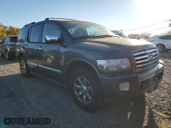 2005 Infiniti QX56 with VIN 5N3AA08C65N810746, listed as a Copart auction lot 76362944 with 0 mi miles and Clean Title. Bid and sale history available at carsss.com. Image 4.