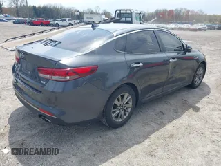 2017 Kia Optima LX 1.6T with VIN 5XXGT4L12HG173515, listed as a IAAI auction lot 42040458 with 103,595 mi miles. Bid and sale history available at carsss.com. Image 4.