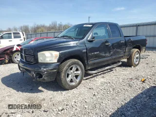 2007 Dodge 1500 SLT with VIN 1D7HA18297S178327, listed as a Copart auction lot 50067075 with 64,099 mi miles and Salvage title. Bid and sale history available at DreamBid. Image 1.