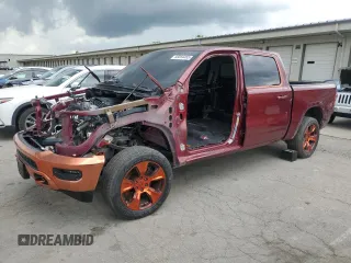 2019 Ram 1500 Laramie z VIN 1C6SRFJT0KN501526, wystawiony jako Copart lot #56884465 z przebiegiem Nie podano mil oraz Czysty tytuł • Clean title. Historia ofert i sprzedaży dostępna na DreamBid. Obrazek 1.