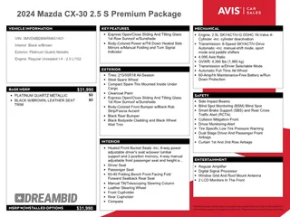 2024 Mazda CX-30 S Premium with VIN 3MVDMBDM6RM651401, listed as a Copart auction lot 42778985 with 14,908 mi miles and Non Repairable. Bid and sale history available at DreamBid. Image 13.