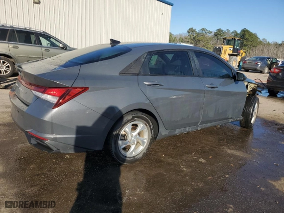 2023 Hyundai Elantra SE with VIN KMHLL4AG1PU580249, listed as a Copart auction lot 44691105 with 28,249 mi miles and Salvage Title. Bid and sale history available at carsss.com. Image 3.