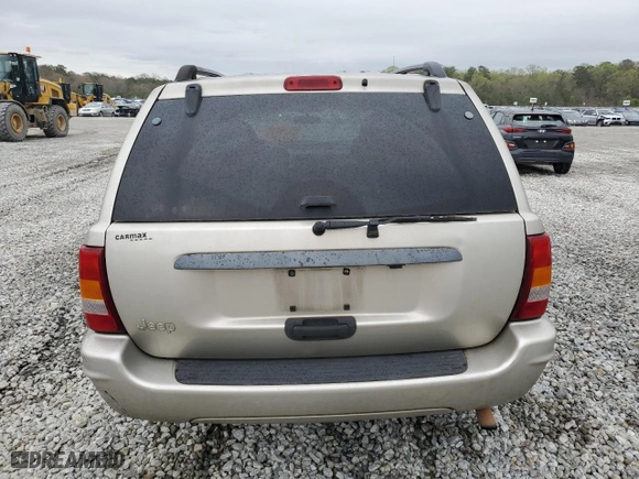 2004 Jeep Grand Cherokee Laredo with VIN 1J4GX48S84C263276, listed as a Copart auction lot 50401355 with 269,019 mi miles and Salvage Title. Bid and sale history available at carsss.com. Image 6.