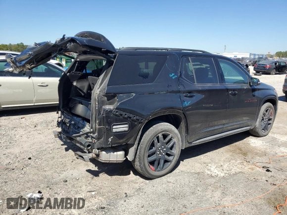 2021 Chevrolet Traverse Premier with VIN 1GNERKKW9MJ244052, listed as a Copart auction lot 49013455 with 35,957 mi miles and Non Repairable. Bid and sale history available at carsss.com. Image 3.