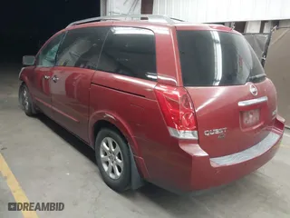 2007 Nissan Quest with VIN 5N1BV28UX7N123049, listed as a IAAI auction lot 42001892 with 1 mi miles. Bid and sale history available at carsss.com. Image 3.