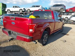 2017 Ford F-150 XL with VIN 1FTEX1CF6HFA57562, listed as a IAAI auction lot 41131686 with 80,985 mi miles. Bid and sale history available at carsss.com. Image 4.