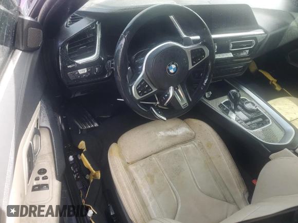 2023 BMW Z4 sDrive30i with VIN WBAHF3C01PWY11695, listed as a Copart auction lot 74520164 with 0 mi miles and Non Repairable. Bid and sale history available at carsss.com. Image 8.
