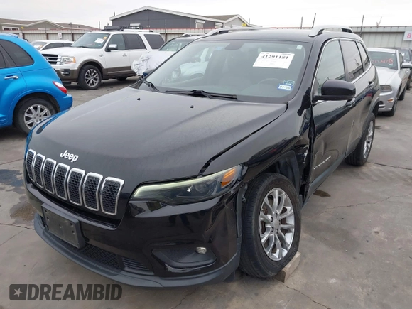 2019 Jeep Cherokee Latitude Plus with VIN 1C4PJLLX2KD216224, listed as a IAAI auction lot 41291181 with 79,111 mi miles. Bid and sale history available at carsss.com. Image 20.