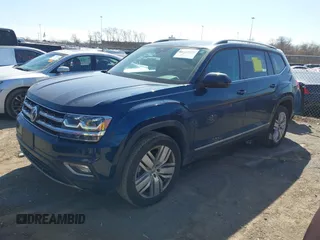 2019 Volkswagen Atlas SEL with VIN 1V2MR2CA9KC614343, listed as a IAAI auction lot 41748405 with 54,676 mi miles and . Bid and sale history available at DreamBid. Image 17.