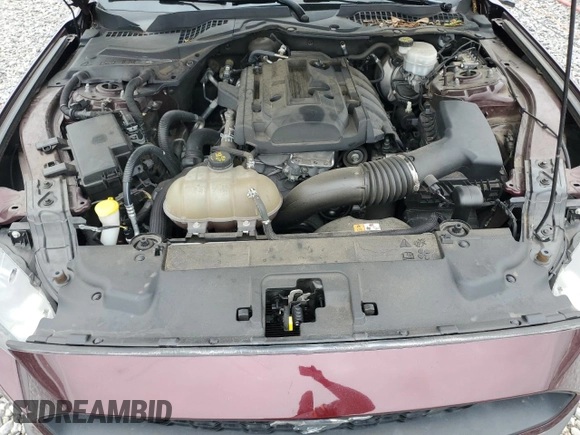 2018 Ford Mustang EcoBoost with VIN 1FA6P8TH5J5110591, listed as a Copart auction lot 59494075 with 78,496 mi miles and Salvage title. Bid and sale history available at DreamBid. Image 11.