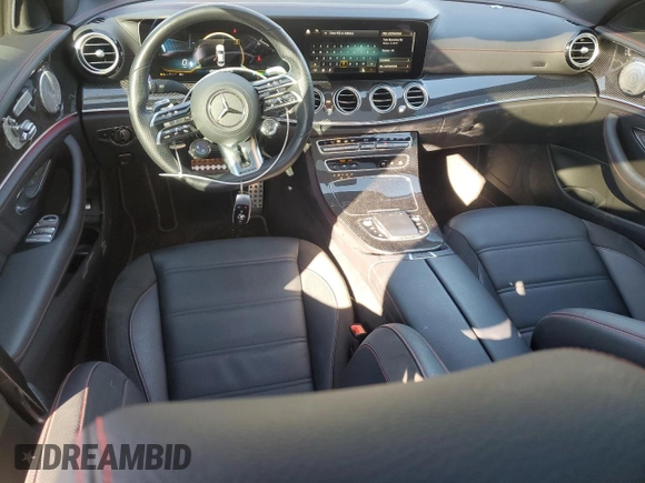 2022 Mercedes-Benz E 53 AMG with VIN W1KZF6BB2NB033056, listed as a Copart auction lot 47609075 with 28,661 mi miles and Salvage Title. Bid and sale history available at DreamBid. Image 8.