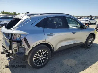 2022 Ford Escape Titanium Plug-In Hybrid with VIN 1FMCU0LZ5NUB74296, listed as a Copart auction lot 61629035 with Not provided miles and Salvage title. Bid and sale history available at DreamBid. Image 3.