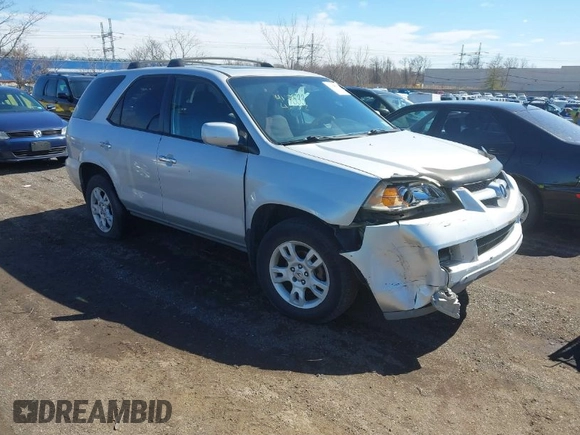 2004 Acura MDX Touring Pkg RES w/Nav with VIN 2HNYD189X4H523022, listed as a IAAI auction lot 41804292 with 165,586 mi miles. Bid and sale history available at carsss.com. Image 1.