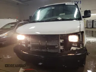2012 Chevrolet Express Cargo Van with VIN 1GCWGFCA8C1100293, listed as a Copart auction lot 50470195 with 250,615 mi miles and Salvage Title. Bid and sale history available at carsss.com. Image 5.