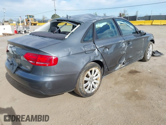 2012 Audi A4 2.0T Premium with VIN WAUBFAFL0CN013351, listed as a IAAI auction lot 41987066 with 61,093 mi miles. Bid and sale history available at carsss.com. Image 4.