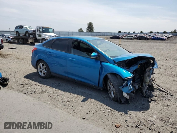 2012 Ford Focus SE with VIN 1FAHP3F22CL468085, listed as a Copart auction lot 61263665 with Not provided miles and Salvage title. Bid and sale history available at DreamBid. Image 4.