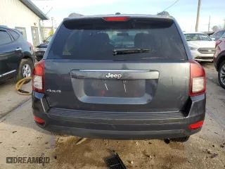 2014 Jeep Compass Sport with VIN 1C4NJDBB7ED673909, listed as a Copart auction lot 43391955 with 253,203 mi miles and Salvage Title. Bid and sale history available at carsss.com. Image 6.