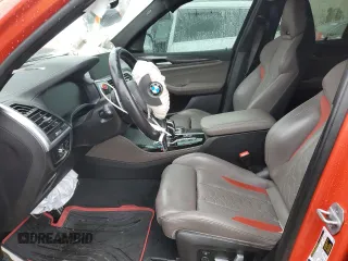 2021 BMW X3 M with VIN 5YMTS0C02M9G31637, listed as a Copart auction lot 44568295 with 0 mi miles and Salvage Title. Bid and sale history available at carsss.com. Image 7.