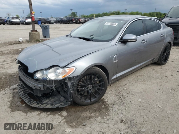 2010 Jaguar XF Premium Luxury with VIN SAJWA0GB8ALR52017, listed as a Copart auction lot 56229855 with 80,957 mi miles and Salvage title. Bid and sale history available at DreamBid. Image 1.