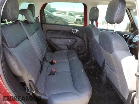2014 FIAT 500L Lounge with VIN ZFBCFACH6EZ029883, listed as a Copart auction lot 80558044 with 116,997 mi miles and Salvage Title. Bid and sale history available at carsss.com. Image 10.