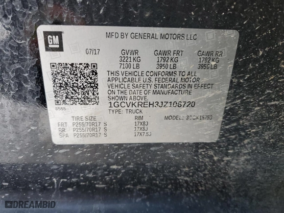 2018 Chevrolet Silverado 1500 LT with VIN 1GCVKREH3JZ106720, listed as a Copart auction lot 44937325 with 93,212 mi miles and Clean Title. Bid and sale history available at carsss.com. Image 14.