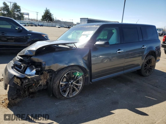 2017 Ford Flex SEL with VIN 2FMGK5C85HBA13680, listed as a Copart auction lot 49244985 with 138,825 mi miles and Salvage Title. Bid and sale history available at carsss.com. Image 1.
