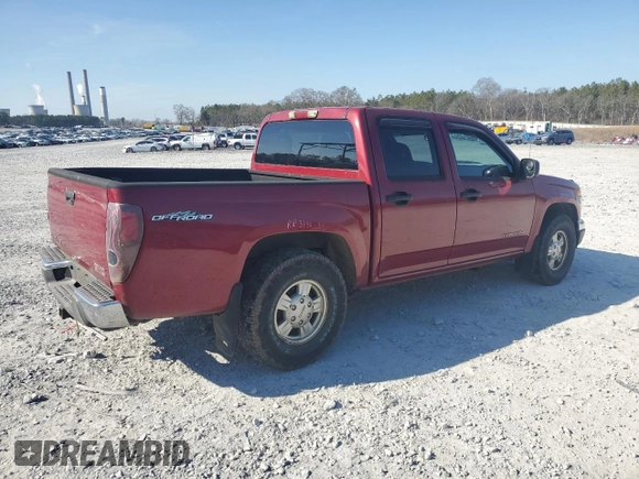 2004 GMC Canyon 1SB SLE Z85 with VIN 1GTCS136248111721, listed as a Copart auction lot 44143595 with 198,030 mi miles and Salvage Title. Bid and sale history available at carsss.com. Image 3.