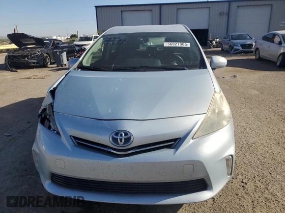 2012 Toyota Prius Two z VIN JTDZN3EU4C3158706, wystawiony jako Copart lot #56921965 z przebiegiem 190 002 mil mil oraz Szkoda całkowita • Salvage title. Historia ofert i sprzedaży dostępna na DreamBid. Obrazek 5.