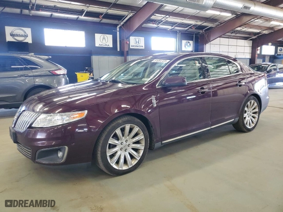 2011 Lincoln MKS w/EcoBoost with VIN 1LNHL9FT2BG612853, listed as a Copart auction lot 53654885 with 299,599 mi miles and Clean Title. Bid and sale history available at carsss.com. Image 1.