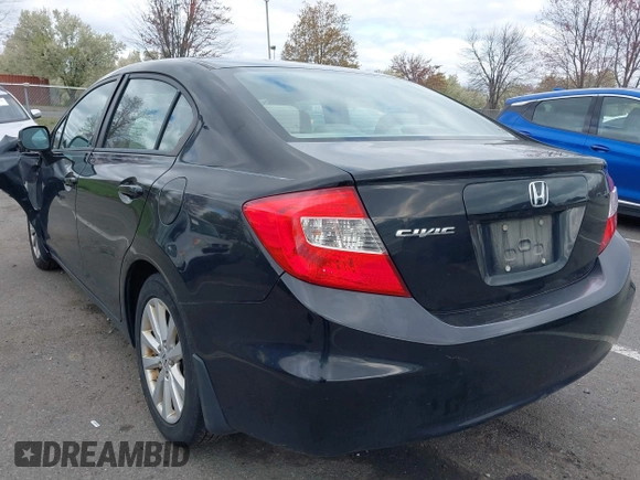 2012 Honda Civic EX with VIN 19XFB2F86CE341668, listed as a IAAI auction lot 42013980 with 187,425 mi miles and . Bid and sale history available at DreamBid. Image 3.
