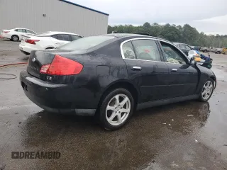2003 Infiniti G35 w/Leather z VIN JNKCV51E03M311591, wystawiony jako Copart lot #55919685 z przebiegiem 107 777 mil mil oraz Szkoda całkowita • Salvage title. Historia ofert i sprzedaży dostępna na DreamBid. Obrazek 3.