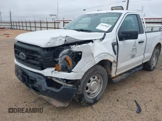 2023 Ford F-150 XL with VIN 1FTMF1CPXPKF78037, listed as a IAAI auction lot 41449060 with 13,255 mi miles and . Bid and sale history available at carsss.com. Image 6.