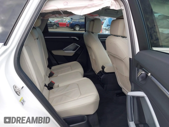2023 Audi Q3 S line Premium Plus with VIN WA1EECF36P1140594, listed as a IAAI auction lot 41283650 with 14,793 mi miles and . Bid and sale history available at DreamBid. Image 8.