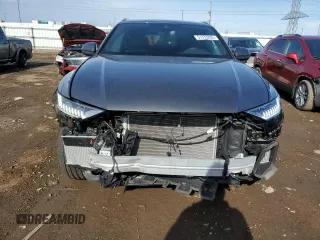 2023 Audi Q8 Premium Plus with VIN WA1BVBF12PD011746, listed as a Copart auction lot 51333805 with 13,575 mi miles and Salvage title. Bid and sale history available at DreamBid. Image 5.