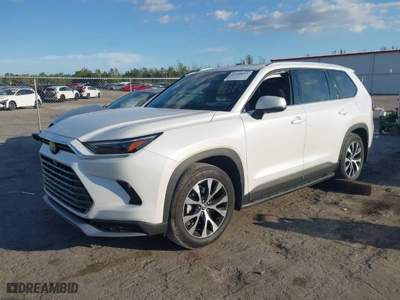 2024 Toyota Grand Highlander Hybrid MAX Limited with VIN 5TDADAB53RS006554, listed as a IAAI auction lot 41448851 with NaN miles. Bid and sale history available at carsss.com. Image 2.
