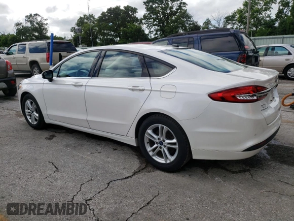 2018 Ford Fusion SE z VIN 3FA6P0HD9JR183760, wystawiony jako Copart lot #59983025 z przebiegiem 95 206 mil mil oraz Szkoda całkowita • Salvage title. Historia ofert i sprzedaży dostępna na DreamBid. Obrazek 2.