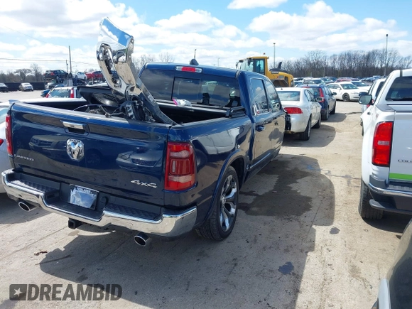 2021 Ram 1500 Limited with VIN 1C6SRFHT1MN578723, listed as a IAAI auction lot 41948681 with 75,715 mi miles and . Bid and sale history available at DreamBid. Image 4.