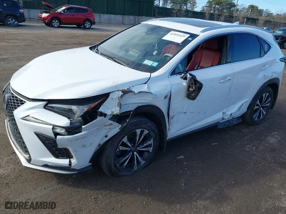 2019 Lexus NX with VIN JTJBARBZ3K2193240, listed as a IAAI auction lot 41810329 with 7,630 mi miles. Bid and sale history available at carsss.com. Image 6.