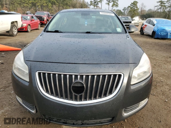 2013 Buick Regal Premium 1 with VIN 2G4GS5ERXD9225742, listed as a Copart auction lot 43608985 with 181,443 mi miles and Salvage title. Bid and sale history available at DreamBid. Image 5.