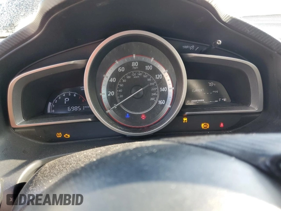 2016 Mazda 3 i Sport with VIN 3MZBM1U77GM278201, listed as a Copart auction lot 55661325 with 69,851 mi miles and Salvage Title. Bid and sale history available at DreamBid. Image 9.