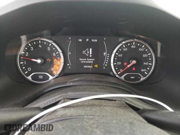 2017 Jeep Renegade Sport with VIN ZACCJAAB7HPE78941, listed as a Copart auction lot 56393015 with 99,538 mi miles and Salvage title. Bid and sale history available at DreamBid. Image 9.