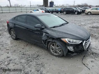 2018 Hyundai Elantra Value Edition with VIN 5NPD84LFXJH218145, listed as a Copart auction lot 48234945 with 112,623 mi miles and Salvage Title. Bid and sale history available at carsss.com. Image 4.