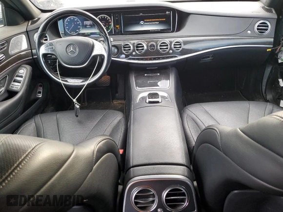 2017 Mercedes-Benz S 550e with VIN WDDUG6DB2HA299840, listed as a Copart auction lot 80257744 with 124,611 mi miles and Salvage Title. Bid and sale history available at DreamBid. Image 8.