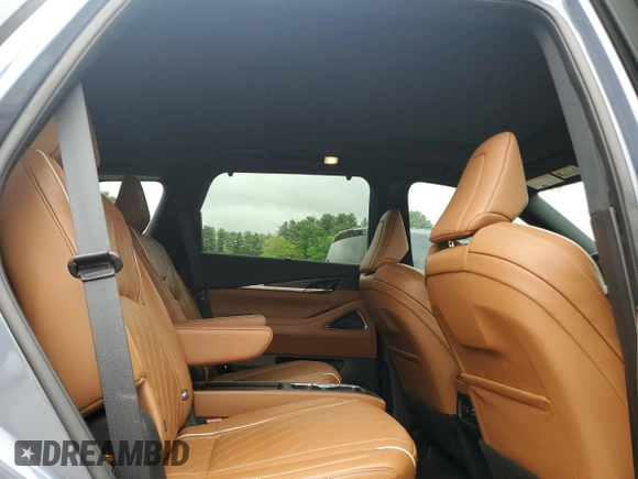 2024 Infiniti QX60 Autograph with VIN 5N1DL1HUXRC341919, listed as a Copart auction lot 54570865 with 14,027 mi miles and Salvage title. Bid and sale history available at DreamBid. Image 11.