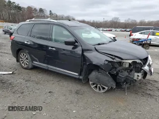 2015 Nissan Pathfinder S with VIN 5N1AR2MN4FC691578, listed as a Copart auction lot 44430495 with 116,676 mi miles and Salvage Title. Bid and sale history available at carsss.com. Image 4.